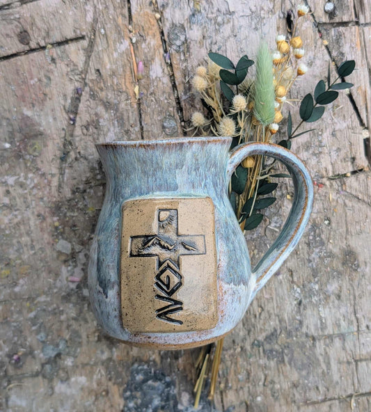God is Great then the Highs and Lows Message Mug 2