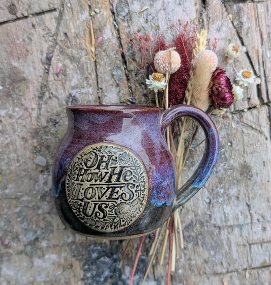 Oh How He Loves Us Message Mug 4